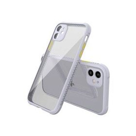 BSSM Miami Şeffaf Silikon Lila iPhone 12 Mini Kılıf
