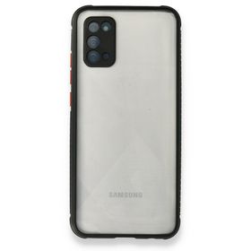 BSSM Miami Şeffaf Silikon - Siyah Samsung Galaxy A02S Kılıf