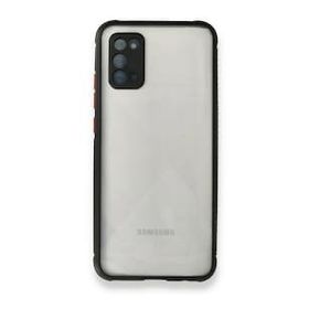 BSSM Miami Şeffaf Silikon - Siyah Samsung Galaxy A02S Kılıf