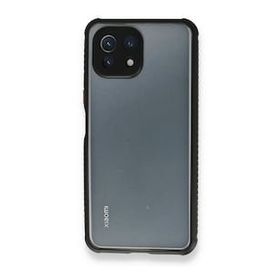 BSSM Miami Şeffaf Silikon - Siyah Xiaomi Mİ 11 Lite Kılıf