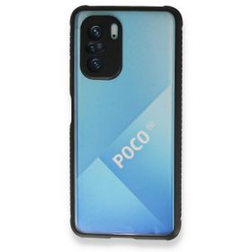 BSSM Miami Şeffaf Silikon - Siyah Xiaomi Poco F3 Kılıf