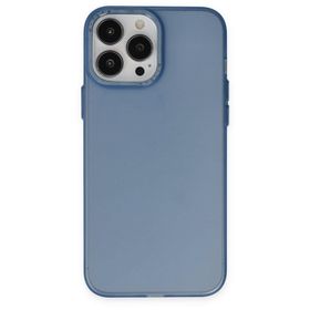 BSSM Modos Metal Kapak - Lacivert iPhone 13 Pro Max Kılıf
