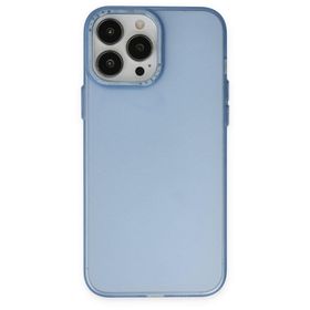 BSSM Modos Metal Kapak - Mavi iPhone 14 Pro Max Kılıf