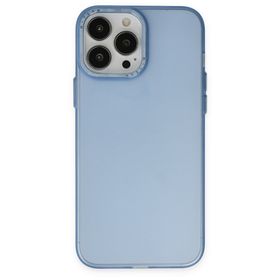 BSSM Modos Metal Kapak - Mavi iPhone 14 Pro Max Kılıf