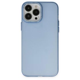 BSSM Modos Metal Kapak - Mavi iPhone 14 Pro Max Kılıf