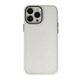 BSSM Modos Metal Kapak - Şeffaf iPhone 13 Pro Max Kılıf
