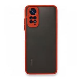 BSSM Montreal Silikon Kapak - Kırmızı Xiaomi Redmi Note 11 Kılıf