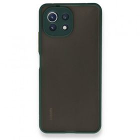 BSSM Montreal Silikon Kapak - Yeşil Xiaomi Mİ 11 Lite Kılıf