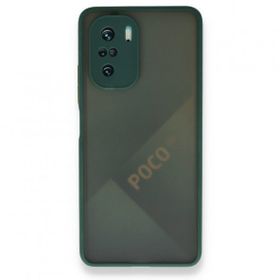 BSSM Montreal Silikon Kapak - Yeşil Xiaomi Poco F3 Kılıf