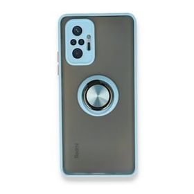BSSM Montreal Yüzüklü Silikon Kapak - Buz Mavi Xiaomi Redmi Note 10 Pro Kılıf