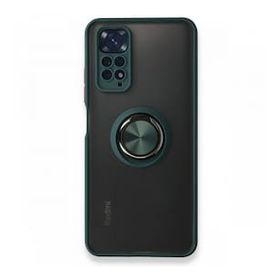 BSSM Montreal Yüzüklü Silikon Kapak - Yeşil Xiaomi Redmi Note 11 Kılıf