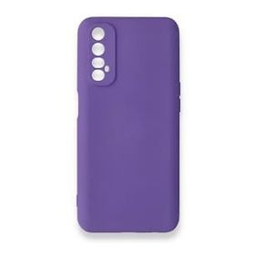 BSSM Mor Realme 7 Nano İçi Kadife Silikon Kılıf