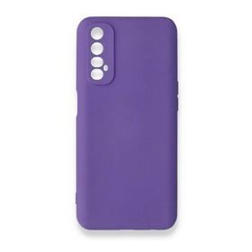 BSSM Mor Realme 7 Nano İçi Kadife Silikon Kılıf