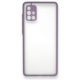 BSSM Mor Samsung Galaxy A71 Montreal Silikon Kapak Kılıf