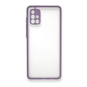 BSSM Mor Samsung Galaxy A71 Montreal Silikon Kapak Kılıf