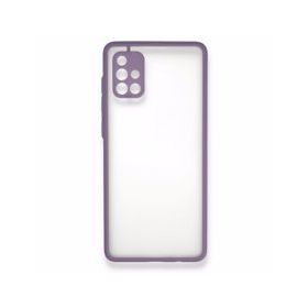 BSSM Mor Samsung Galaxy A71 Montreal Silikon Kapak Kılıf