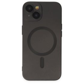 BSSM Moshi Lens Magneticsafe Silikon - Siyah iPhone 13 Kılıf