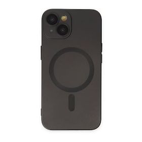 BSSM Moshi Lens Magneticsafe Silikon - Siyah iPhone 13 Kılıf