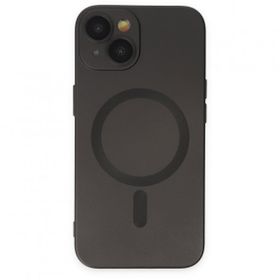 BSSM Moshi Lens Magneticsafe Silikon - Siyah iPhone 13 Kılıf