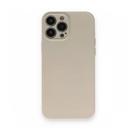 BSSM Nano İçi Kadife Silikon - Bej iPhone 13 Pro Max Kılıf