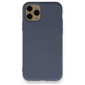 BSSM Nano İçi Kadife Silikon - Gri iPhone 11 Pro Kılıf
