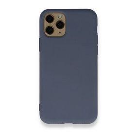 BSSM Nano İçi Kadife Silikon - Gri iPhone 11 Pro Kılıf