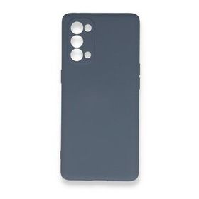 BSSM Nano İçi Kadife Silikon - Gri Oppo Reno 5 Pro Kılıf