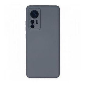 BSSM Nano içi Kadife Silikon - Gri Xiaomi Mi 12 Kılıf