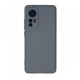 BSSM Nano içi Kadife Silikon - Gri Xiaomi Mi 12 Kılıf