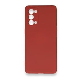 BSSM Nano İçi Kadife Silikon - Kiremit Oppo Reno 5 Pro Kılıf