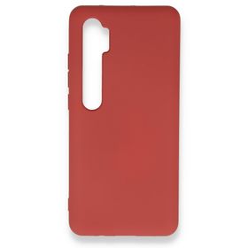 BSSM Nano içi Kadife Silikon - Kiremit Xiaomi Mi Note 10 Lite Kılıf