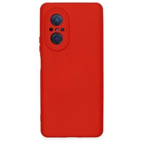 BSSM Nano içi Kadife Silikon - Kırmızı Huawei Nova 9 SE Kılıf