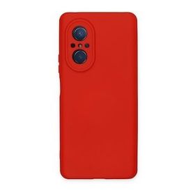 BSSM Nano içi Kadife Silikon - Kırmızı Huawei Nova 9 SE Kılıf