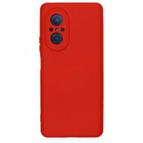 BSSM Nano içi Kadife Silikon - Kırmızı Huawei Nova 9 SE Kılıf