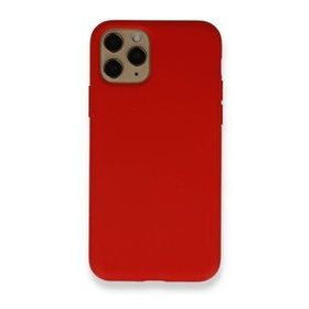 BSSM Nano İçi Kadife Silikon - Kırmızı iPhone 11 Pro Kılıf