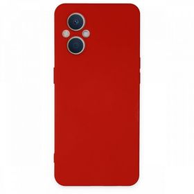 BSSM Nano İçi Kadife Silikon - Kırmızı Oppo Reno 7 Lite Kılıf