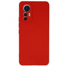 BSSM Nano İçi Kadife Silikon - Kırmızı Xiaomi Mi 12 Lite Kılıf