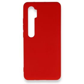 BSSM Nano içi Kadife Silikon - Kırmızı Xiaomi Mi Note 10 Lite Kılıf