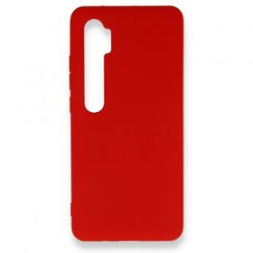 BSSM Nano içi Kadife Silikon - Kırmızı Xiaomi Mi Note 10 Lite Kılıf