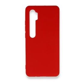 BSSM Nano içi Kadife Silikon - Kırmızı Xiaomi Mi Note 10 Lite Kılıf