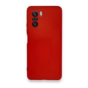 BSSM Nano içi Kadife Silikon - Kırmızı Xiaomi Poco F3 Kılıf