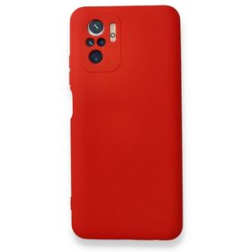 BSSM Nano içi Kadife Silikon - Kırmızı Xiaomi Redmi Note 10 Kılıf