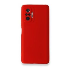 BSSM Nano İçi Kadife Silikon - Kırmızı Xiaomi Redmi Note 10 Pro Kılıf