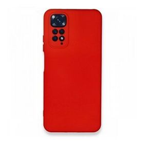 BSSM Nano İçi Kadife Silikon - Kırmızı Xiaomi Redmi Note 11 Kılıf