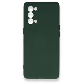 BSSM Nano İçi Kadife Silikon - Koyu Yeşil Oppo Reno 5 Pro Kılıf
