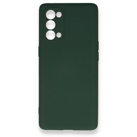 BSSM Nano İçi Kadife Silikon - Koyu Yeşil Oppo Reno 5 Pro Kılıf