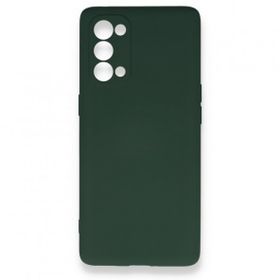 BSSM Nano İçi Kadife Silikon - Koyu Yeşil Oppo Reno 5 Pro Kılıf