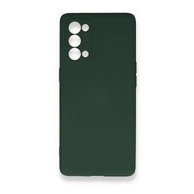 BSSM Nano İçi Kadife Silikon - Koyu Yeşil Oppo Reno 5 Pro Kılıf