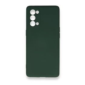 BSSM Nano İçi Kadife Silikon - Koyu Yeşil Oppo Reno 5 Pro Kılıf