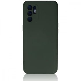 BSSM Nano İçi Kadife Silikon - Koyu Yeşil Oppo Reno 6 Kılıf